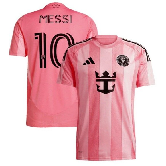 Lionel Messi (Adidas)-(Inter)-(Miami)-(Pink)-(Jersey)-(New)-(Size:L)-$98.00 - Picture 11 of 11